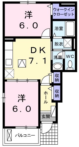 ベアート　サリーナ 101号室 間取り