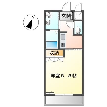 アビニティ 105号室 間取り