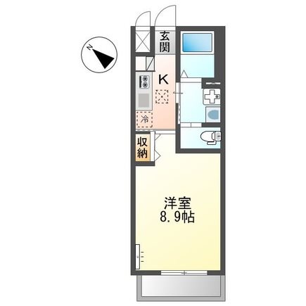 エスパスコンフォー 202号室 間取り
