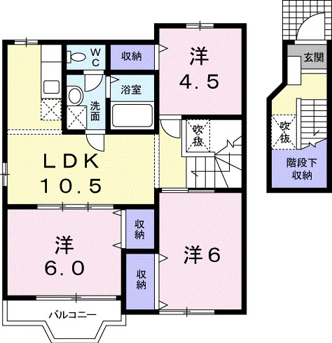 オーク・Ｋ 205号室 間取り