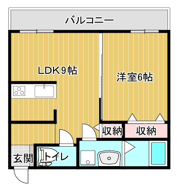 原ビル 2号室 間取り