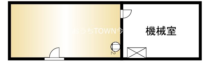 常盤町3丁目鴨頭ビル南側テナント 1号室 間取り