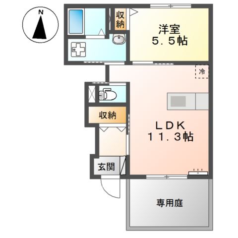 ディアベルジュ輝 間取り