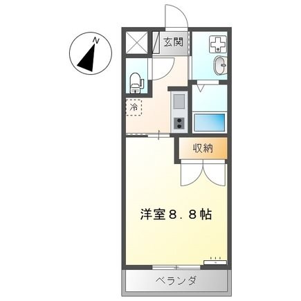 ブランシェコート 103号室 間取り