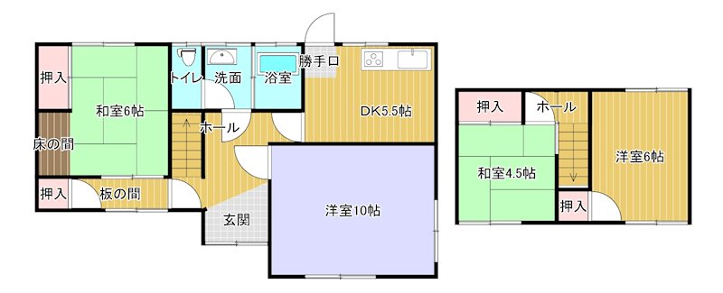 清水町11-25戸建 間取り