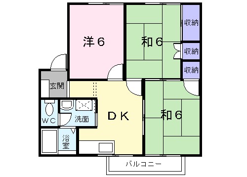 カーサちかみ 103号室 間取り