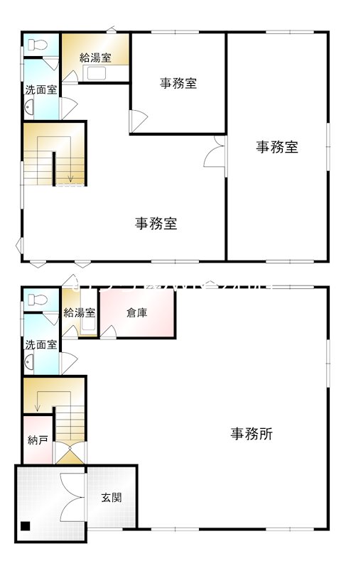 中堀2丁目事務所 間取り