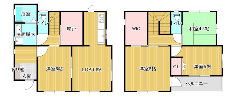 樋ノ口67-3貸家 間取り