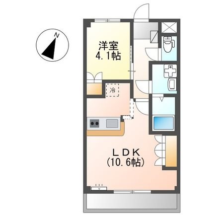 エスタージ・ヒルズ１番館 205号室 間取り