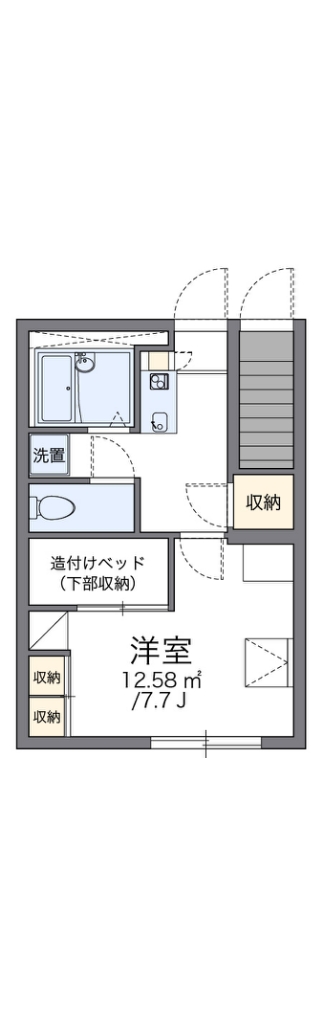 レオパレスエム　ケイ 107号室 間取り