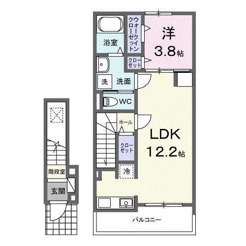 サンコート 203号室 間取り