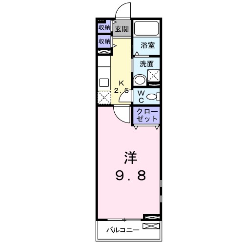 イート　ハーブⅠ 間取り