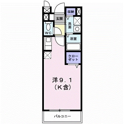 ドリーム 203号室 間取り