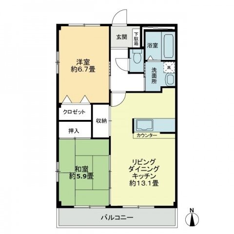 フォブールフローリッシュ 間取り