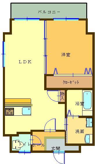 モンテ　ウノ　レジデンス 間取り