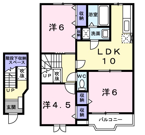 ロータス・高田Ａ 202号室 間取り
