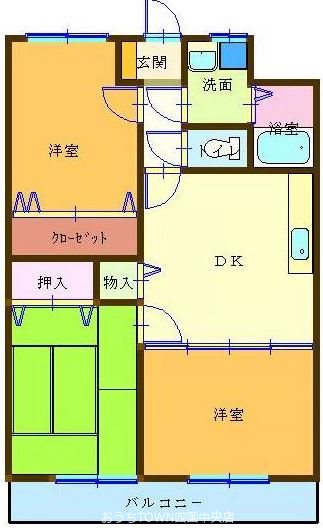 メゾンヴィサージュ１ 間取り