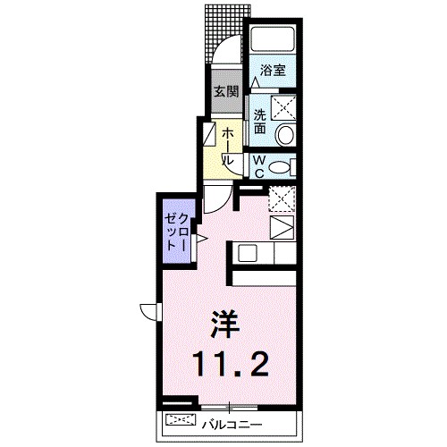ルーベル　立花　Ⅰ 間取り