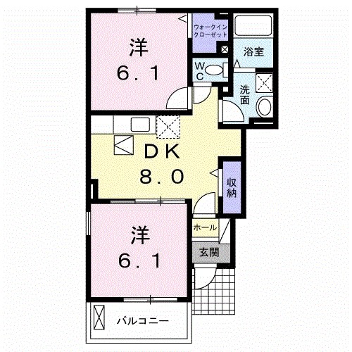 ミルト唐子Ｃ 間取り