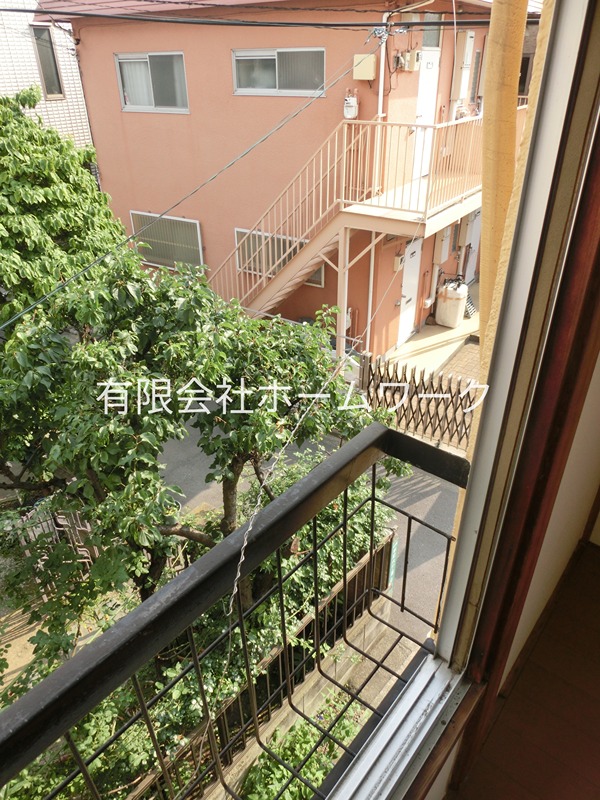 神宮荘 ベランダ