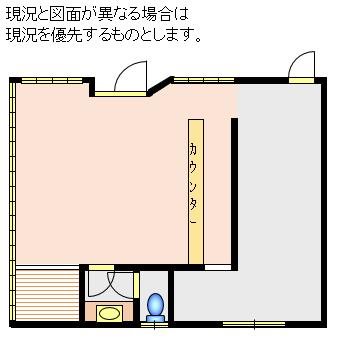 東野町テナント 間取り図