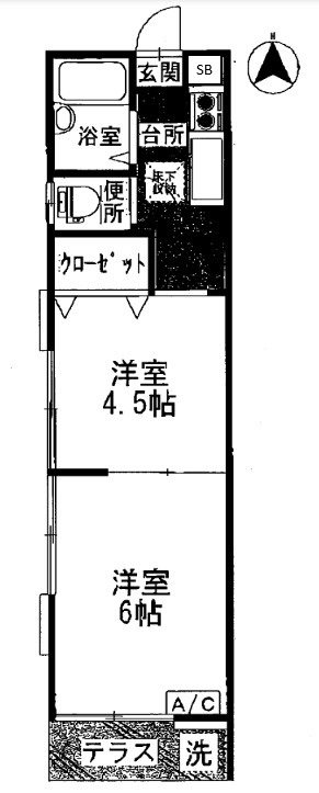 五輪荘 間取り