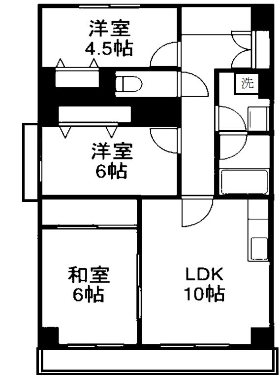 レピドール福田Ⅰ 間取り