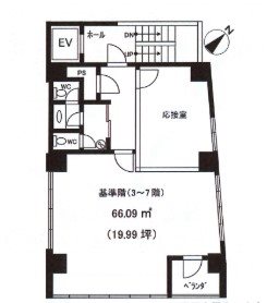 SNT八丁堀ビル 間取り
