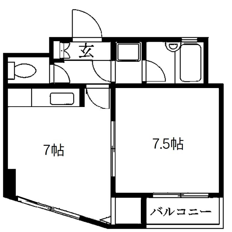 グローリーハイツ南阿佐ヶ谷 間取り