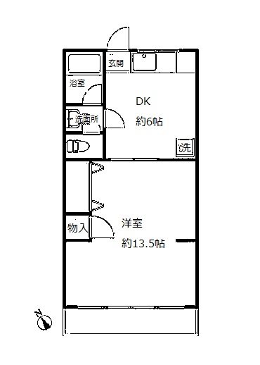 サンフラワー南品川  間取り