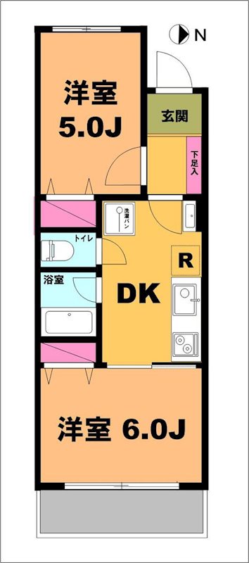 月村マンションＮｏ.3  間取り