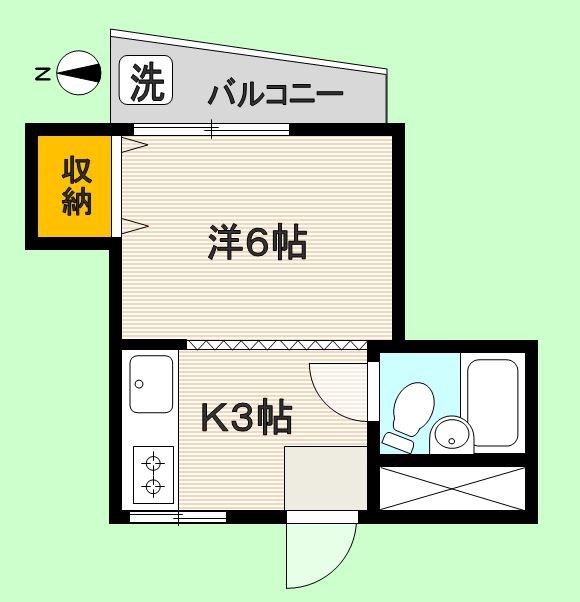 万年安全第3ビル 間取り図