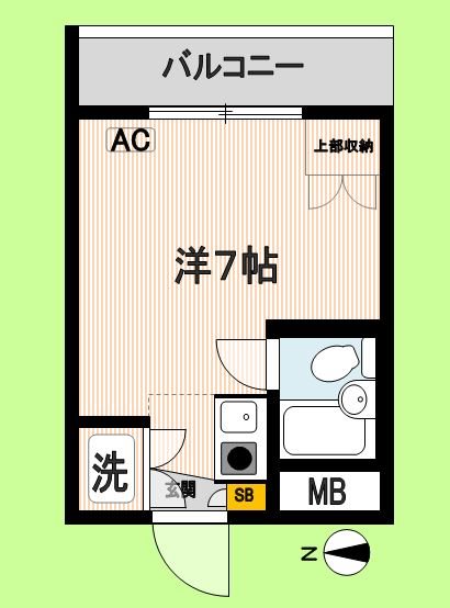 メゾンブロア 205号室 間取り