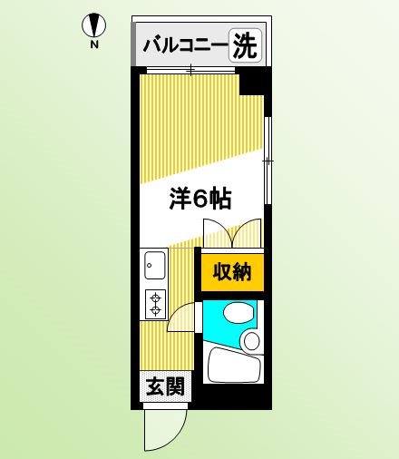 笹本ビル 405号室 間取り