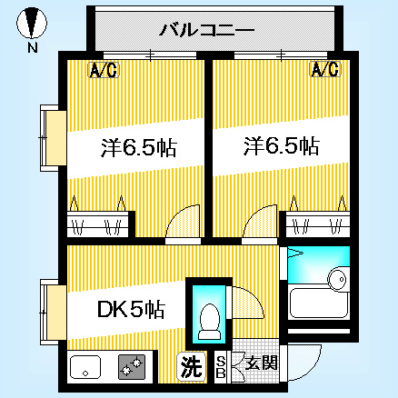 レジデンス・ド・レイーヌ 間取り図