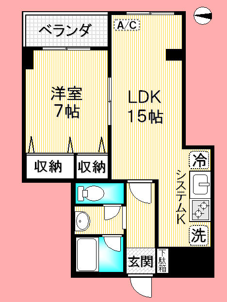 ハイリードセイフウ 間取り図