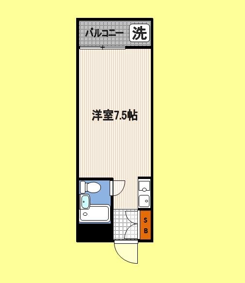 駒込K&M 502号室 間取り