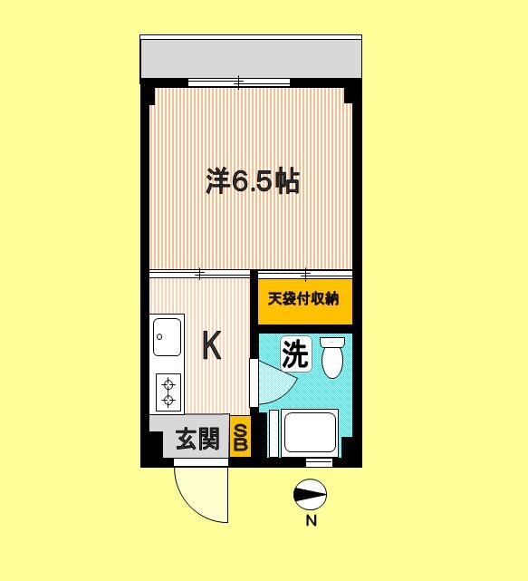ロジュモン富貴 105号室 間取り