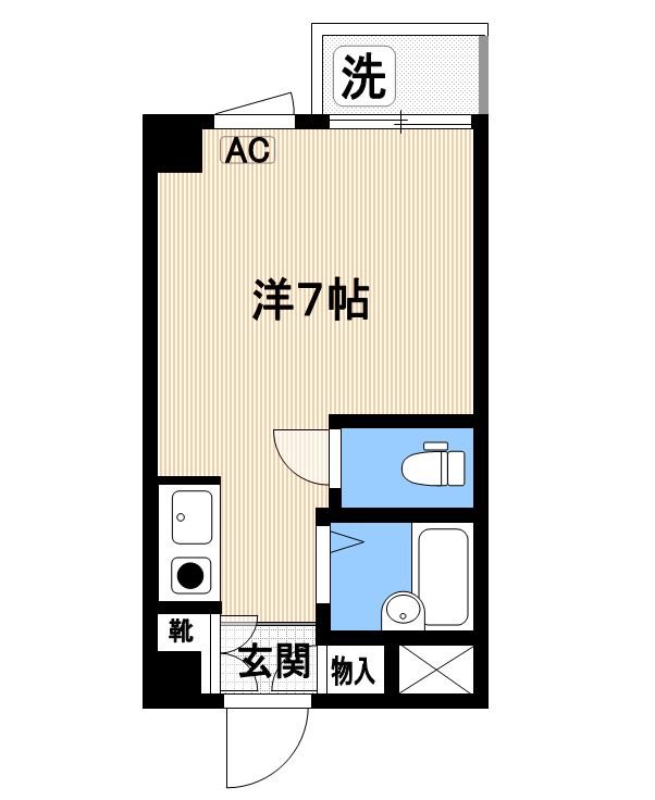 プラザカネコ 103号室 間取り