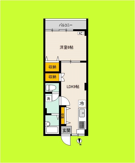 ウィスタリア中野 306号室 間取り