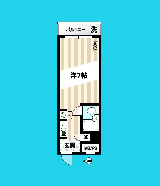 山中ハイツ 間取り
