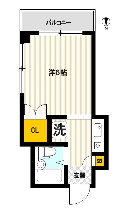 リベルテ新中野 304号室 間取り