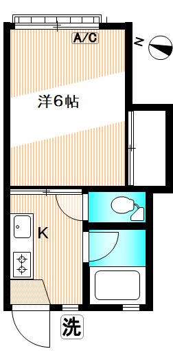 ハイムモトヤマ 203号室 間取り