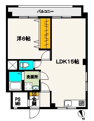 レジ東郷 33号室 間取り
