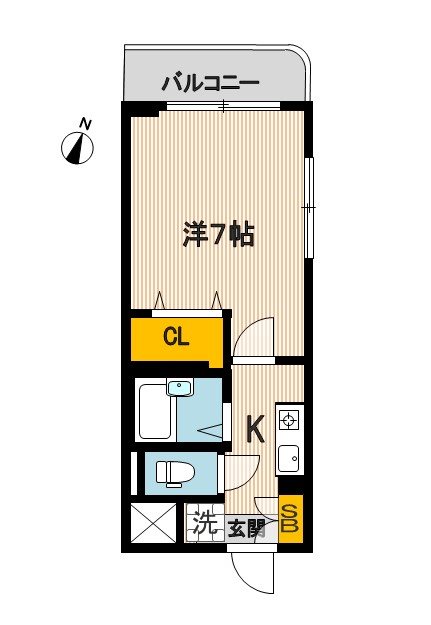 レヴィールシティ西新宿 203号室 間取り