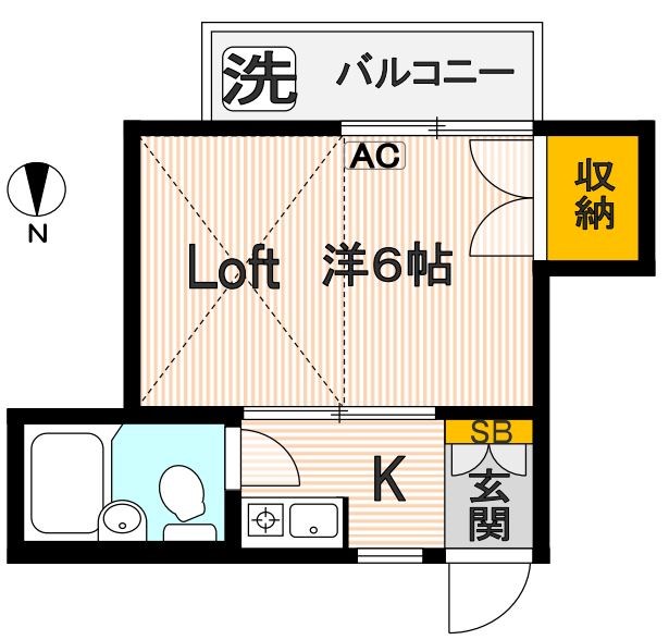 シャルム小林 間取り図