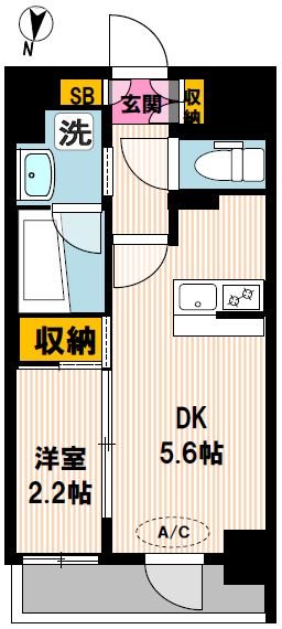 メイクス新中野アジールコート 間取り図