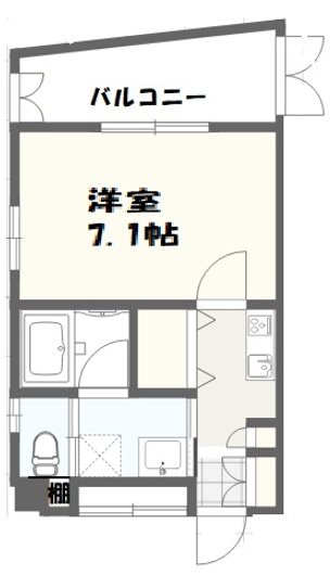 Plus　door  NAKANO 101号室 間取り