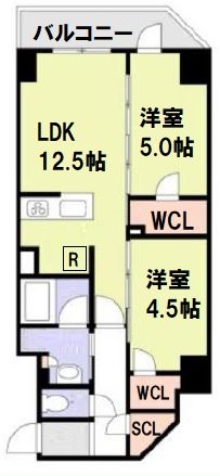 ジオエント中野 603号室 間取り