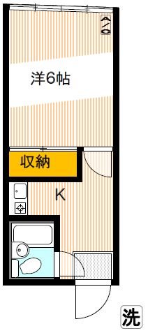 斉藤マンション 102号室 間取り